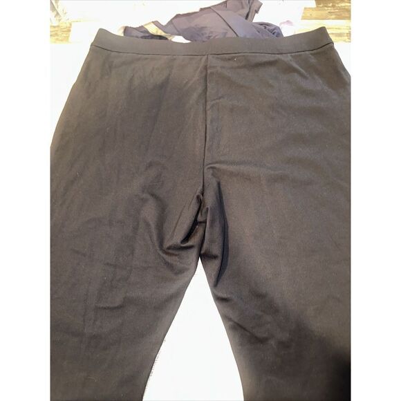 Women's High-Waisted Skinny Ponte Pants - Ava & Viv Black 2X. NWOT. S - Picture 5 of 6